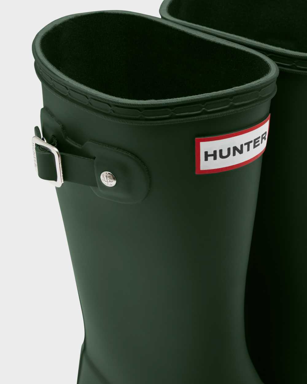 Hunter Original Big Kids Rain Boots NZ-41647F Green